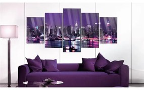 Quadri su vetro acrilico Purple Sky [Glass]