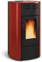 extraflame termostufa a pellet raffaella idro h15 col. bordeaux vit50531