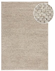 Tappeto in lana grigio chiaro 160x230 cm Minerals - Flair Rugs