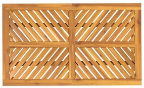 Tavolo da pranzo da giardino 150x90x74 cm legno massello acacia