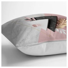 Federa BW Triangoli di marmo, 45 x 45 cm - Minimalist Cushion Covers