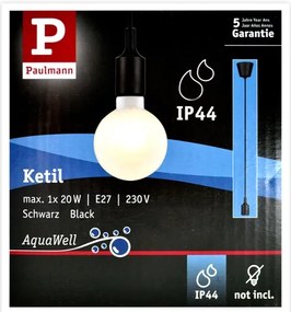 Paulmann 50346 - Cavo di alimentazione NEORDIC 1xE27/20W/230V IP44