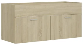 Mobile sottolavabo rovere sonoma 100x38,5x46 cm in truciolato