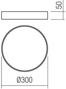 Redo 05-928 - Plafoniera LED KNOB LED/24W/230V 3000K-6500K 30 cm bianco