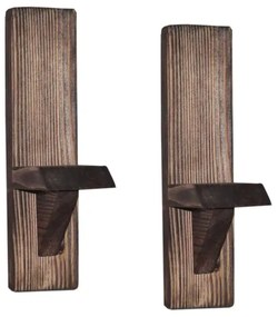 SET 2x Mensola da parete RAF abete