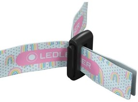 Ledlenser KIDLED2 RAINBOW-LED Lampada frontale dimmerabile per bambini LED/1xAAA IPX4 40 lm 20 h viola