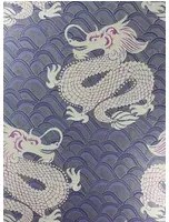 Osborne & Little Tapete Celestial Dragon - Ink/ Amethyst