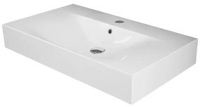 Lavabo sospeso 60cm in ceramica bianca Rak Des
