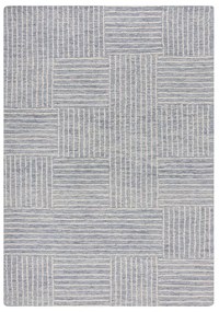 Tappeto in lana blu chiaro tessuto a mano 80x150 cm Memphis Wool - Flair Rugs