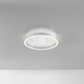 Aela p/p - plafoniera a led in alluminio bianco 1800-1900lm 3000-40...