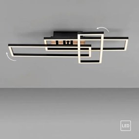 JUST LIGHT. 14051-79 - Plafoniera LED AKUSTIKA LED/20,5W/230V rovere/nero