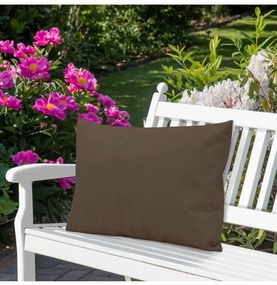 Cuscino da giardino impermeabile 50x70 cm marrone