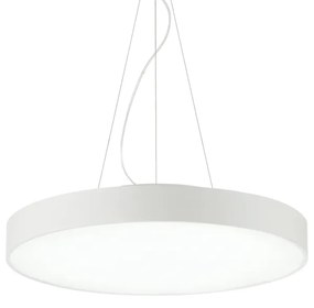 Sospensione Moderna Halo Alluminio Bianco Led 32W 3000K Luce Calda