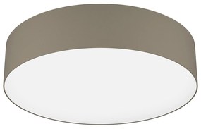 Plafoniera Moderna Romao-Z Acciaio Bianco Luce Led Integrato 35W Ip20