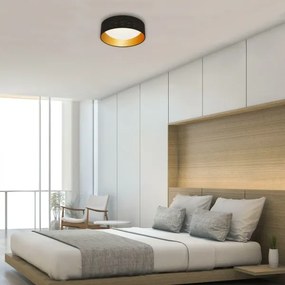 Brilo 3482-015 - Plafoniera LED MAILA STARRY LED/12W/230V nero/oro