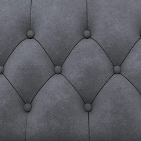 Divano in velluto grigio scuro 236 cm Felix - Støraa