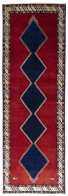 Gabbeh Tappeto persiano 310 x 100 Rosso (Iran) Annodato A Mano