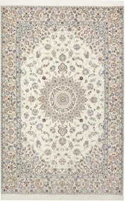 Nain Tappeto persiano 210 x 140 Beige (Iran) Annodato A Mano