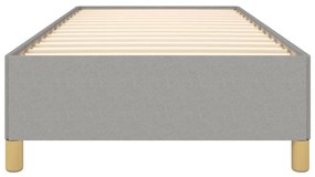 Giroletto grigio chiaro 90x190 cm in tessuto
