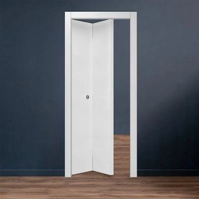 Porta interna pieghevole a libro simmetrica Demios in MDF colore bianco, L 70 x H 210 cm, apertura a sinistra