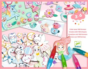 Gioco d'arte - Creiamo il mondo di una ragazza - Collage