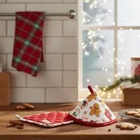 Set presine e strofinaccio Fatto in casa da Benedetta rosso tartan