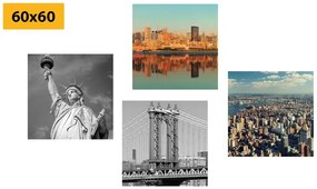 Set di quadri – New York in stile interessante