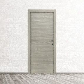 Porta interna a battente Callisto in MDF colore cenere, L 90 x H 210 cm, apertura reversibile