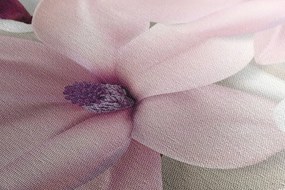 Stampa su tela – Magnolia su sfondo astratto