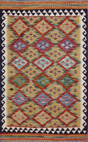 Kilim Tappeto 80x130 (Pakistan) Tessuto A Mano