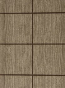 Harlequin Carta da parati Wood Blocks - Walnut/ Gloss