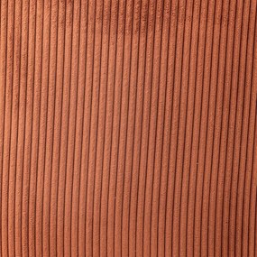 Poltrona in velluto a coste arancione Pradi - Bloomingville