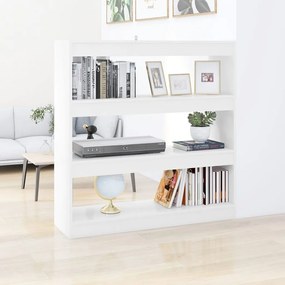 Libreria/divisorio bianco 100x30x103 cm