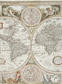 Coordonne Wandbild Historical Map - 6500101