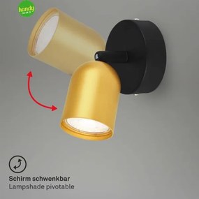 Briloner 2145-017 - Faretto da parete orientabile 1xGU10/9W/230V