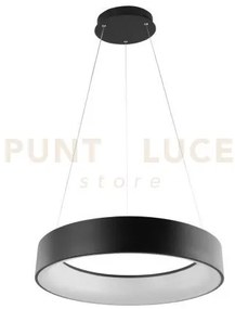 Lampadario a sospensione led noah nera 60w 8000lm cct 3000k 4000k 6...