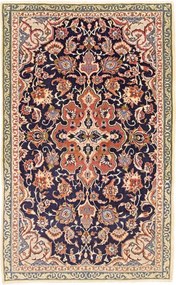 Isfahan Tappeto 110 x 70 Blu (Iran) Annodato A Mano