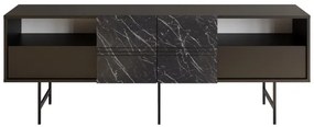 Tavolo TV DERIN 65x180 cm nero