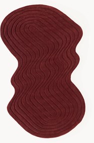 Tappeto in lana fatto a mano dalla forma particolare Aliza