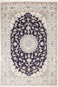 Nain Tappeto persiano 290 x 200 Blu (Iran) Annodato A Mano