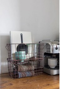 Cesto con filo metallico in metallo 31x16,5x16 cm Store-It – Mette Ditmer Denmark