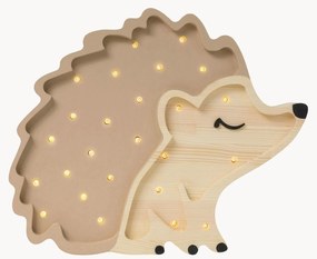 Lampada a LED per cameretta dei bambini fatta a mano con funzione timer e telecomando Hedgehog, luce regolabile