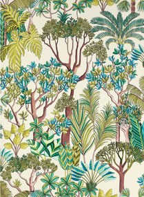 Manuel Canovas Carta da parati Morny - Turquoise