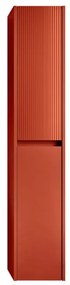 Colonna per mobile bagno Niwa 2 ante P 27 x L 30 x H 160 cm laccato opaco paprika con vetro