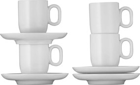 Tazze in porcellana bianca in set da 2 per espresso 60 ml Barista - WMF