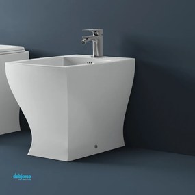 The Artceram "Jazz" Bidet Da Terra Filo Muro Bianco Lucido