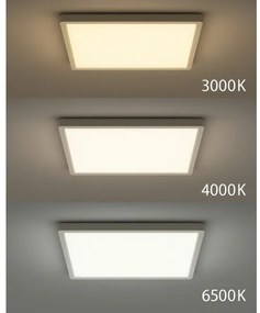 Plafoniera LED/24W/230V 3000/4000/6500K 30x30 cm bianca