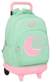 Trolley per la Scuola BlackFit8 Moon Verde 33 x 45 x 22 cm