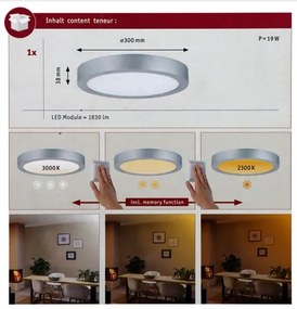 Paulmann 79798 - LED/16W Plafoniera CARPO 230V 2300/2500/3000K