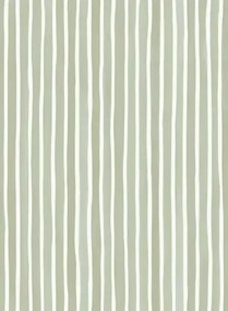 Streifentapete Croquet Stripe von Cole & Son - Olive